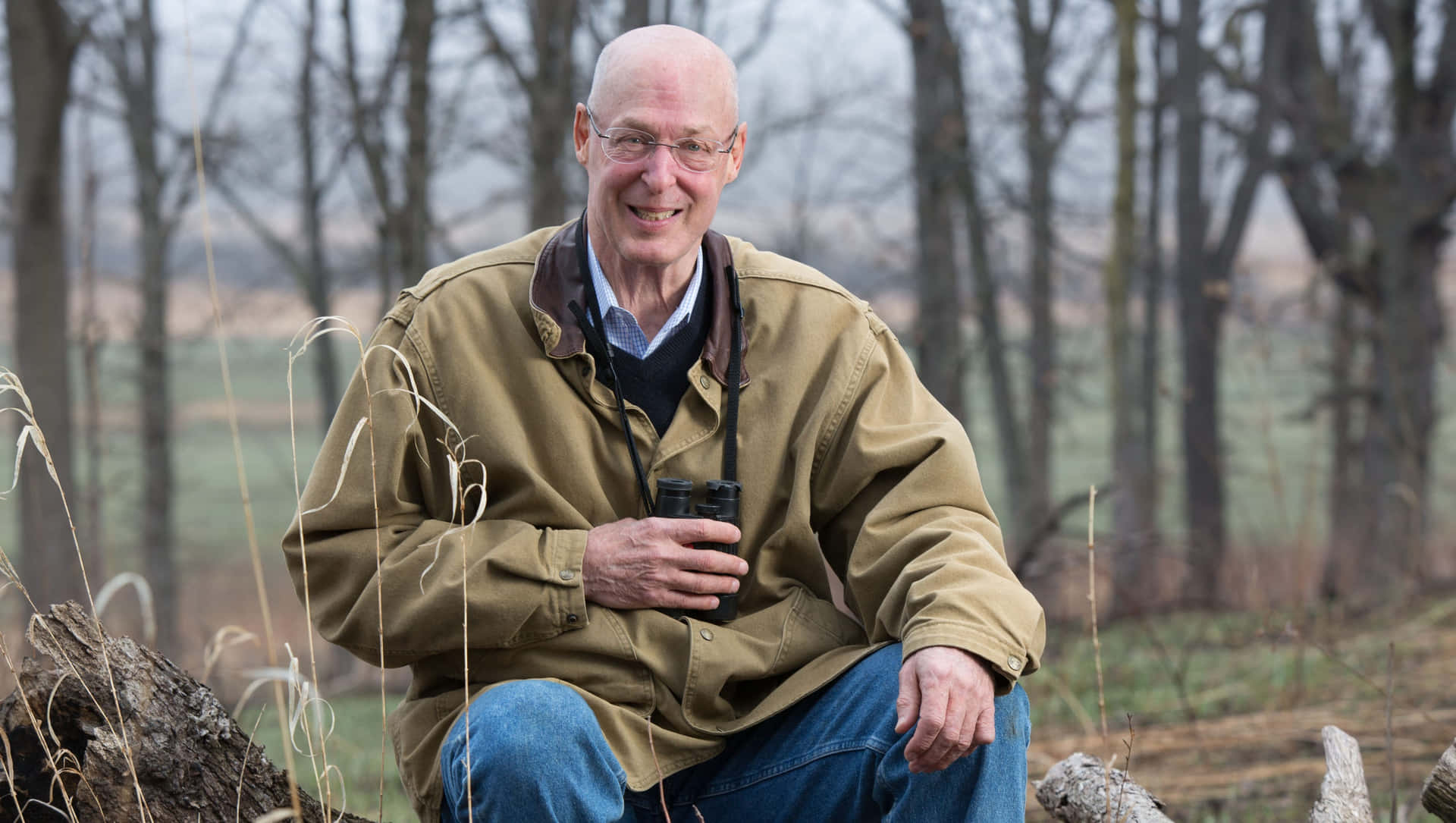 Former U.s. Secretary, Henry Paulson, Bird Watching Background