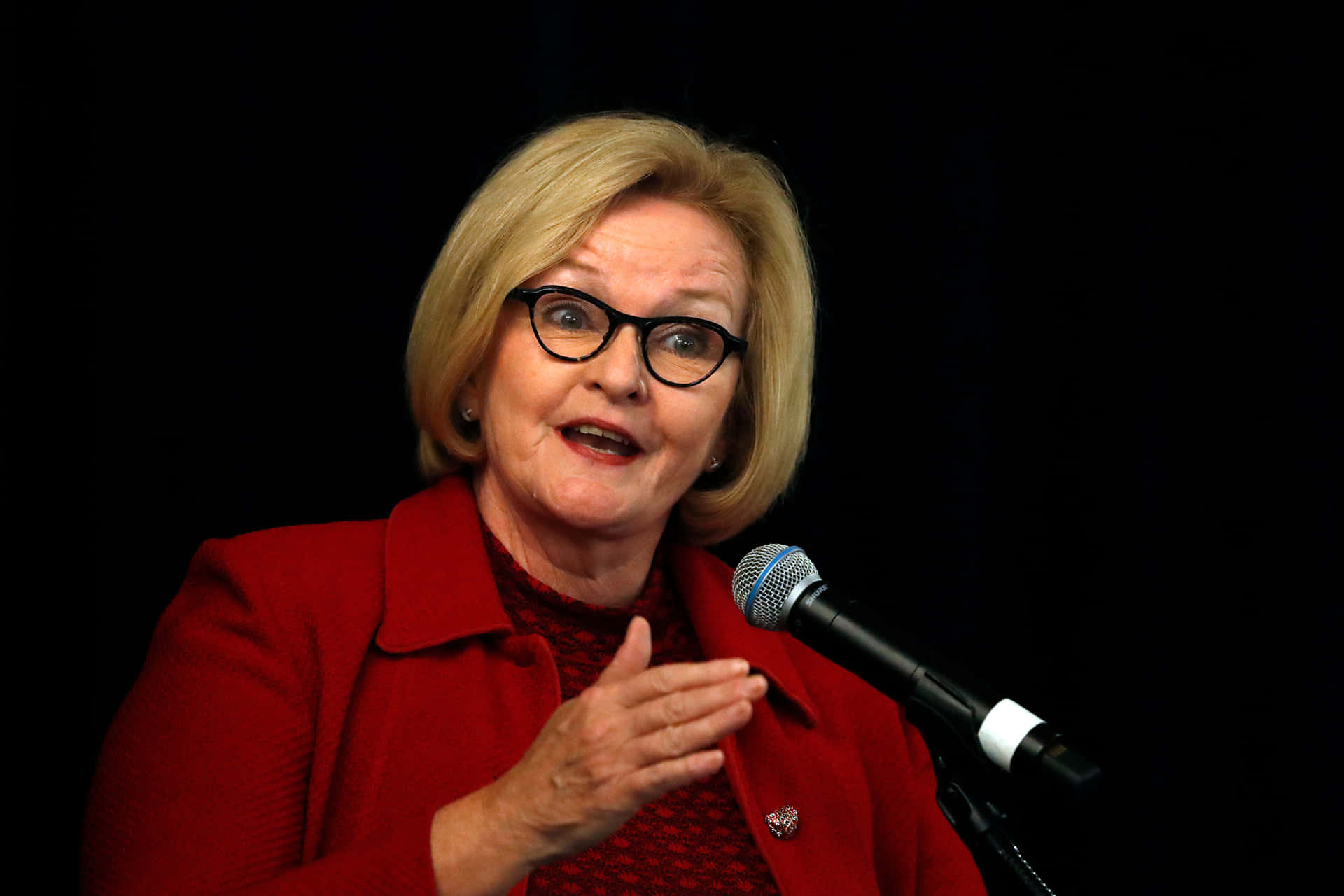 Former U.s. Senator Claire Mccaskill Speaking At An Event