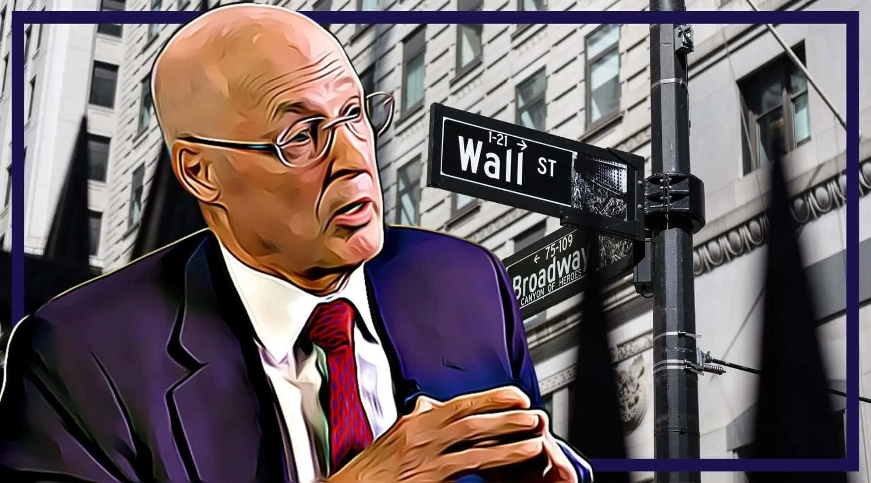 Former U.s. Treasury Secretary Henry Paulson In Wall Street Background