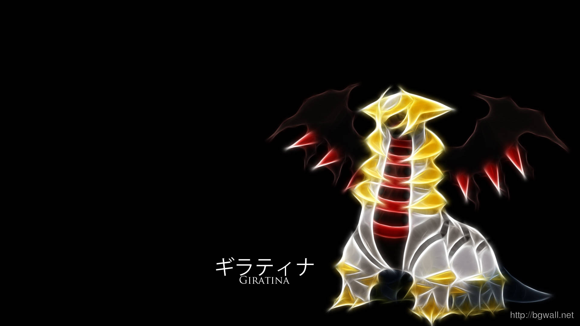 Formless As The Void – Neon Art Giratina Background
