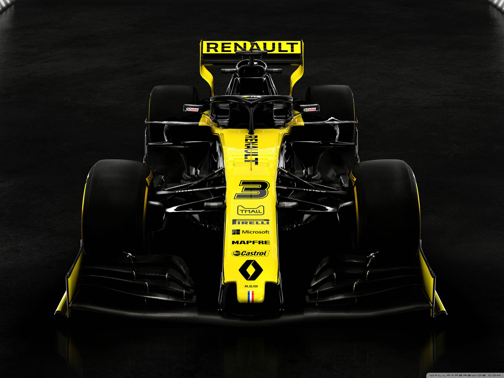 Formula 1 2019 Renault F1 Portrait Background