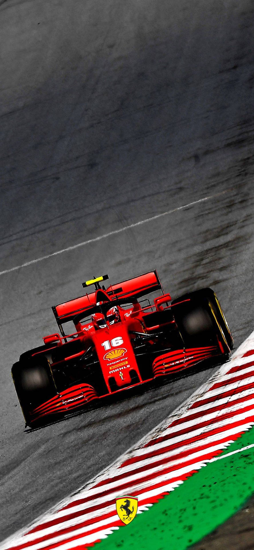 Formula 1 Red Scuderia Ferrari Phone Background