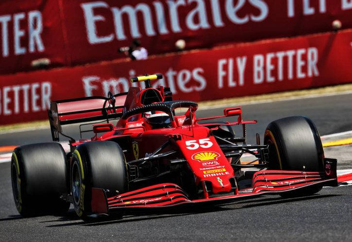 Formula One Racer Carlos Sainz Jr In Action