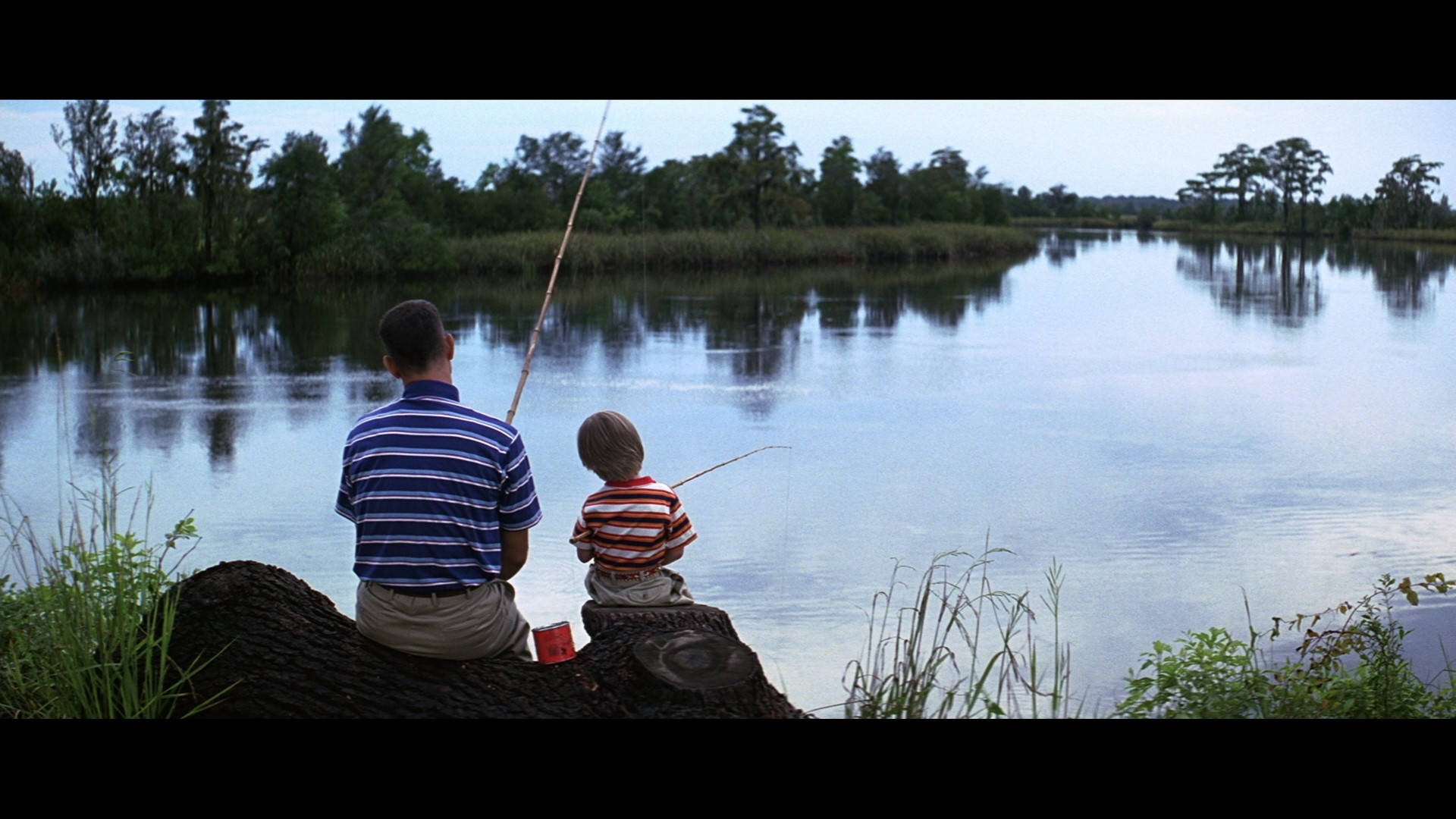 Forrest Gump Fishing With His Son Background
