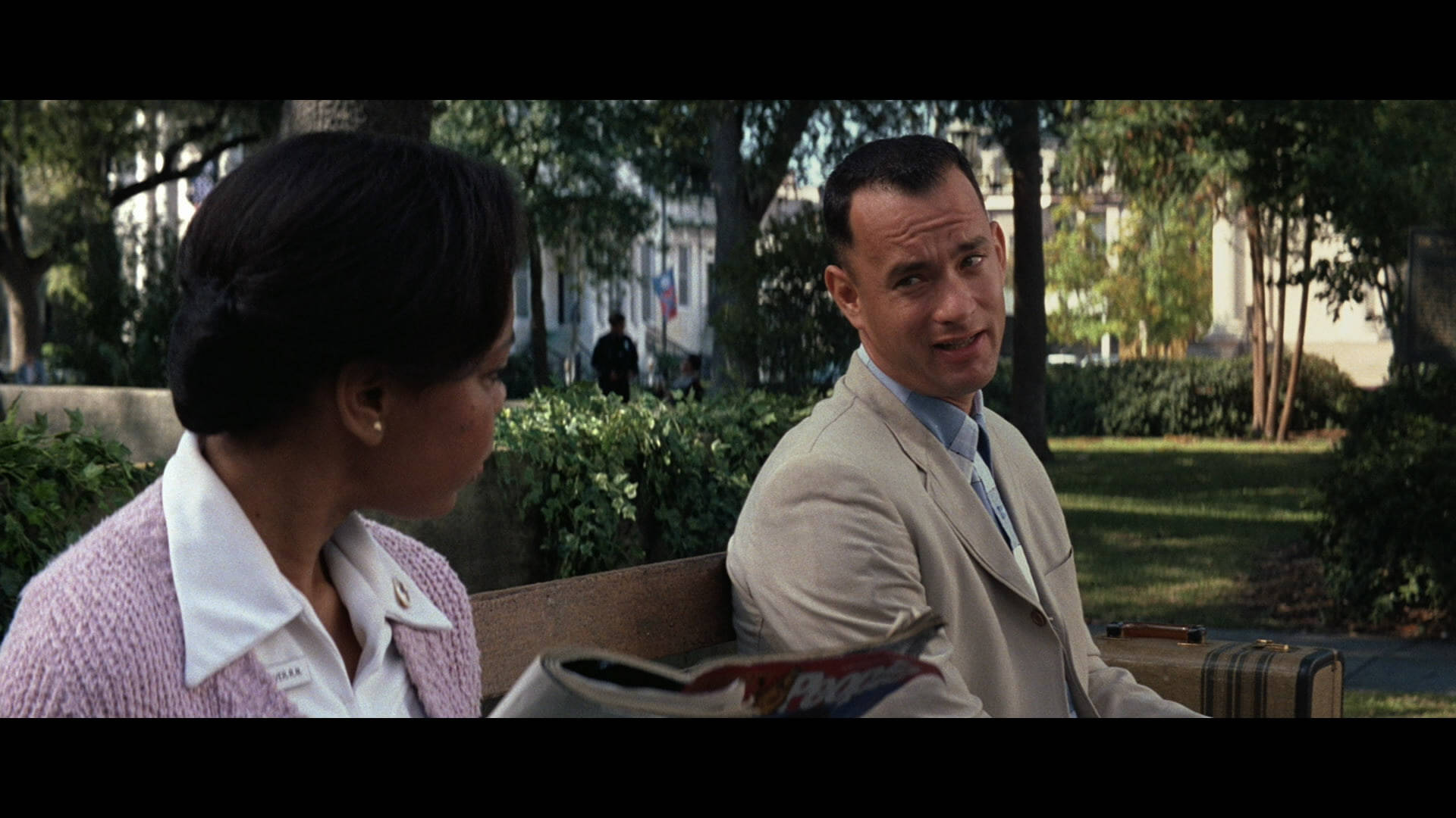 Forrest Gump Speaking To A Woman Background