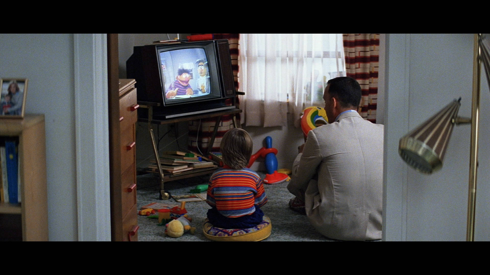 Forrest Gump Watching With Son Background