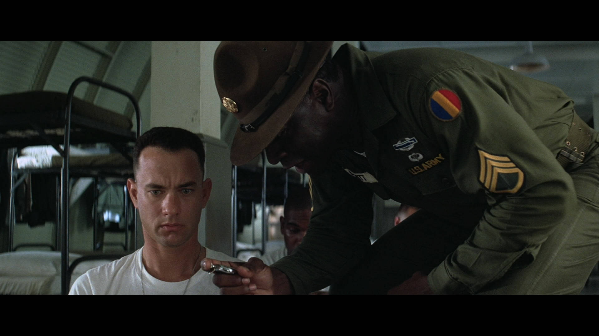 Forrest Gump With Drill Sergeant Background