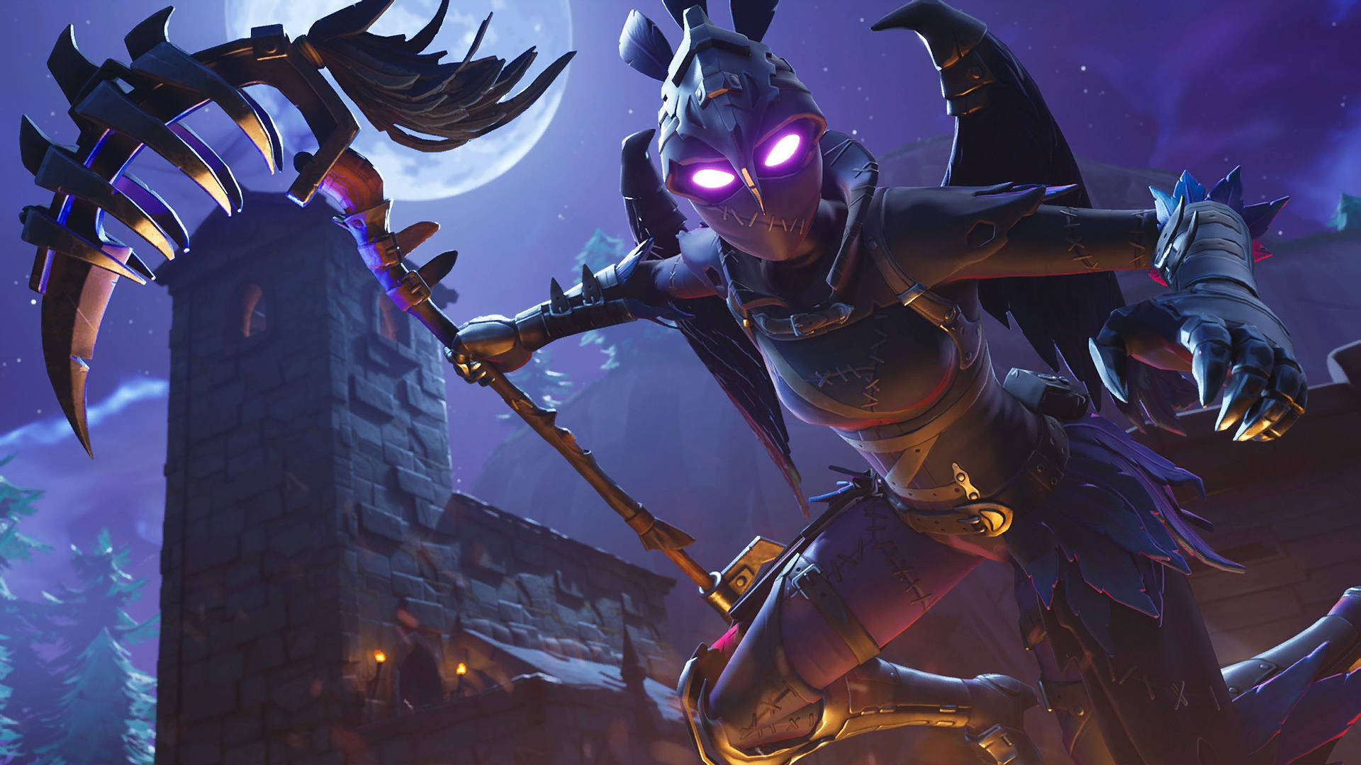 Fortnite 2560x1440 Ravage And Stone Building Background