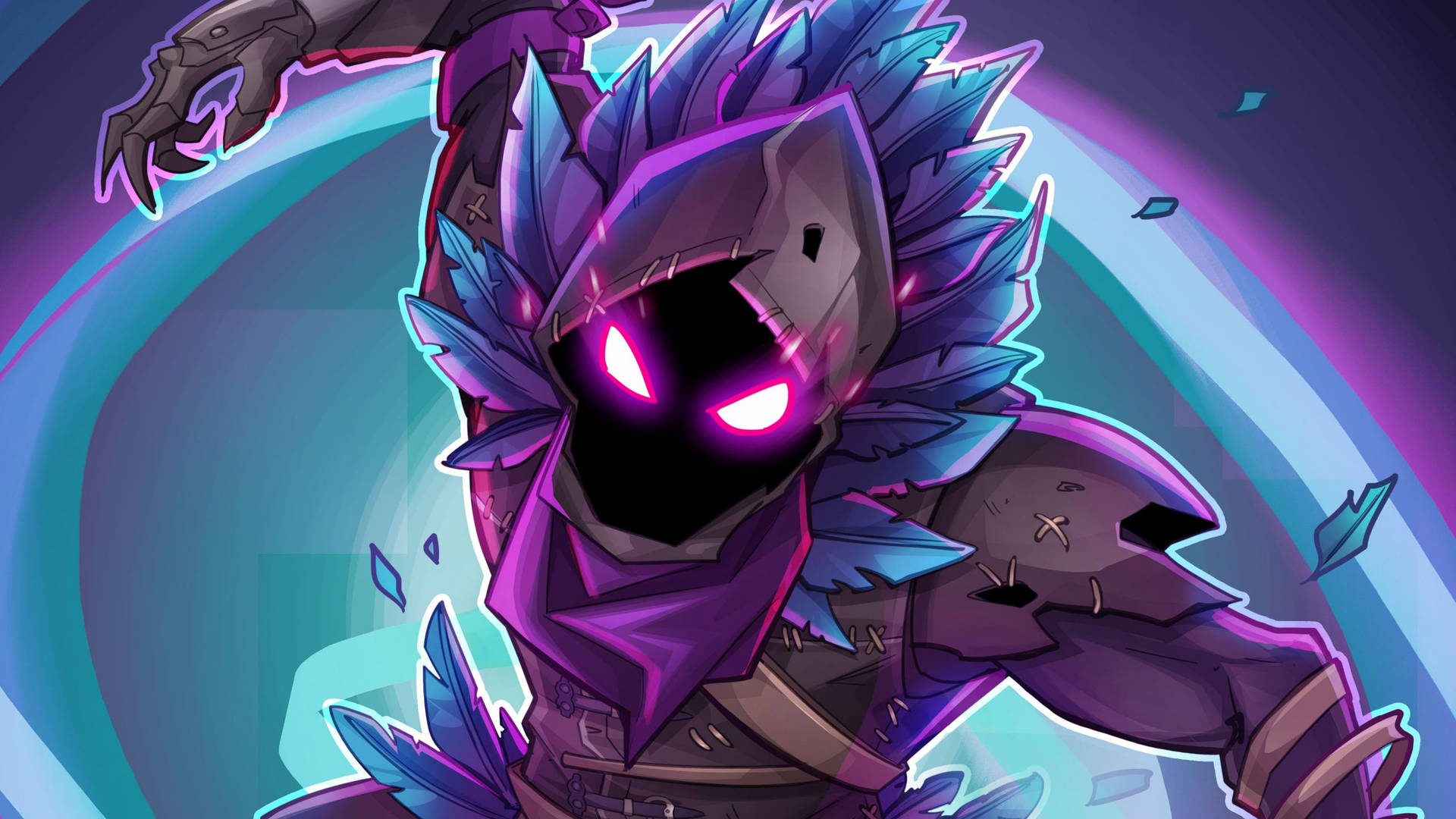 Fortnite 2560x1440 Raven About To Attack Background