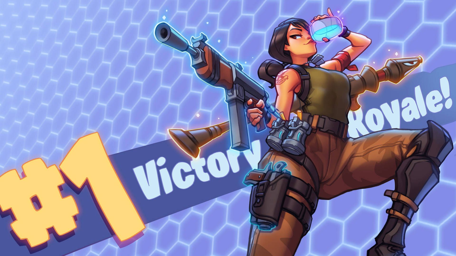 Fortnite 2560x1440 Victory Royale Background