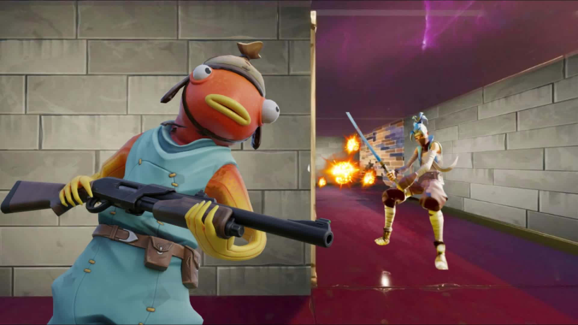 Fortnite - A Bird With A Gun Background