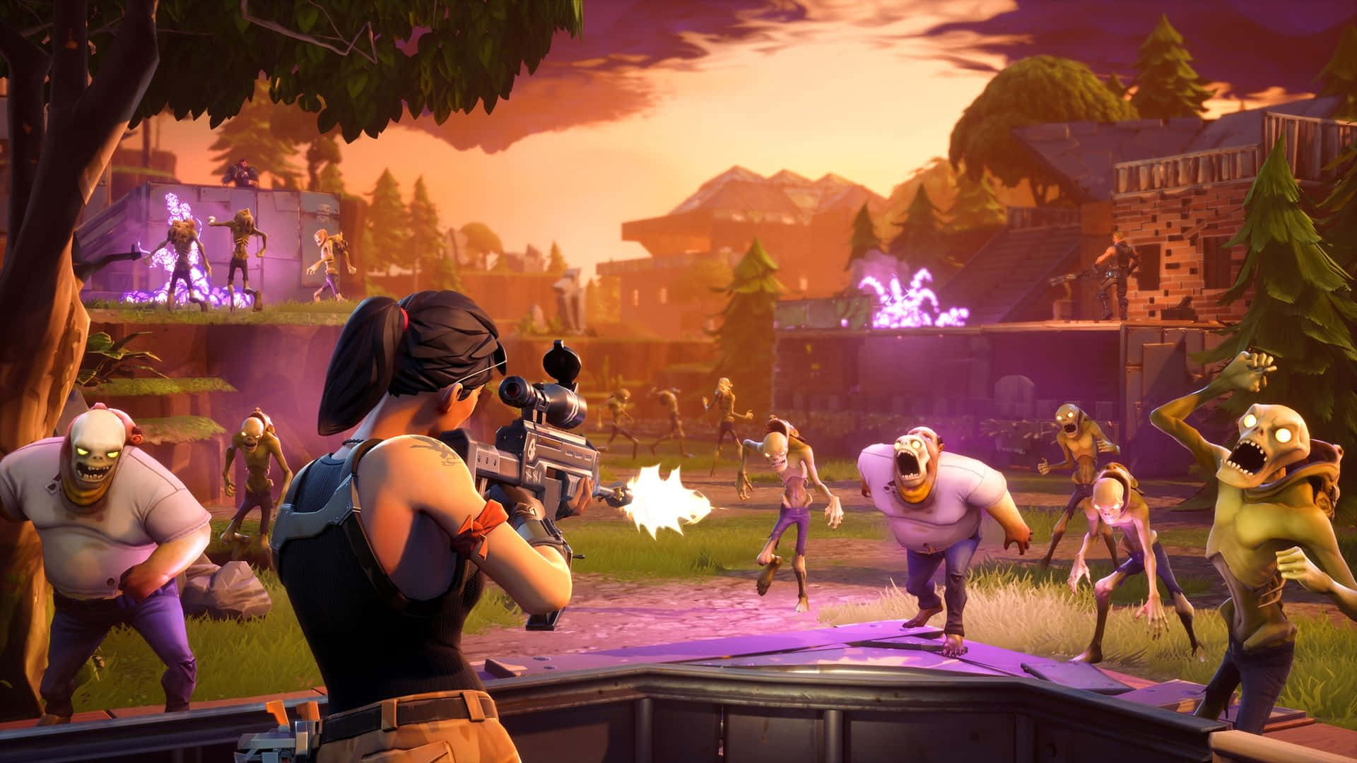 Fortnite - A Zombie Game With A Gun