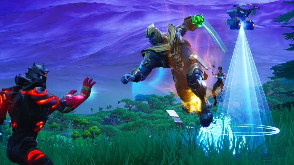 Fortnite Battle Royale Action Background