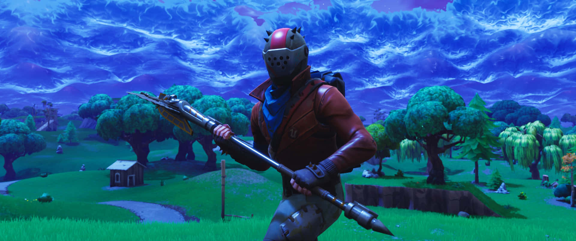 Fortnite Battle Royale Ax 4k Background