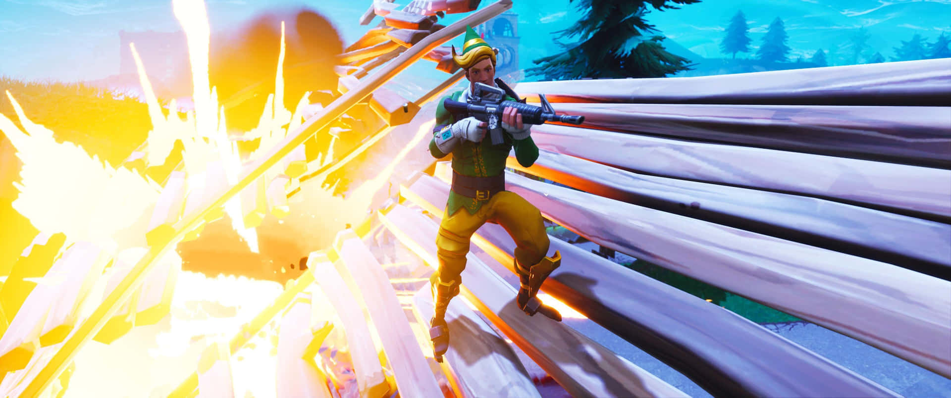 Fortnite Battle Royale Game 4k Background