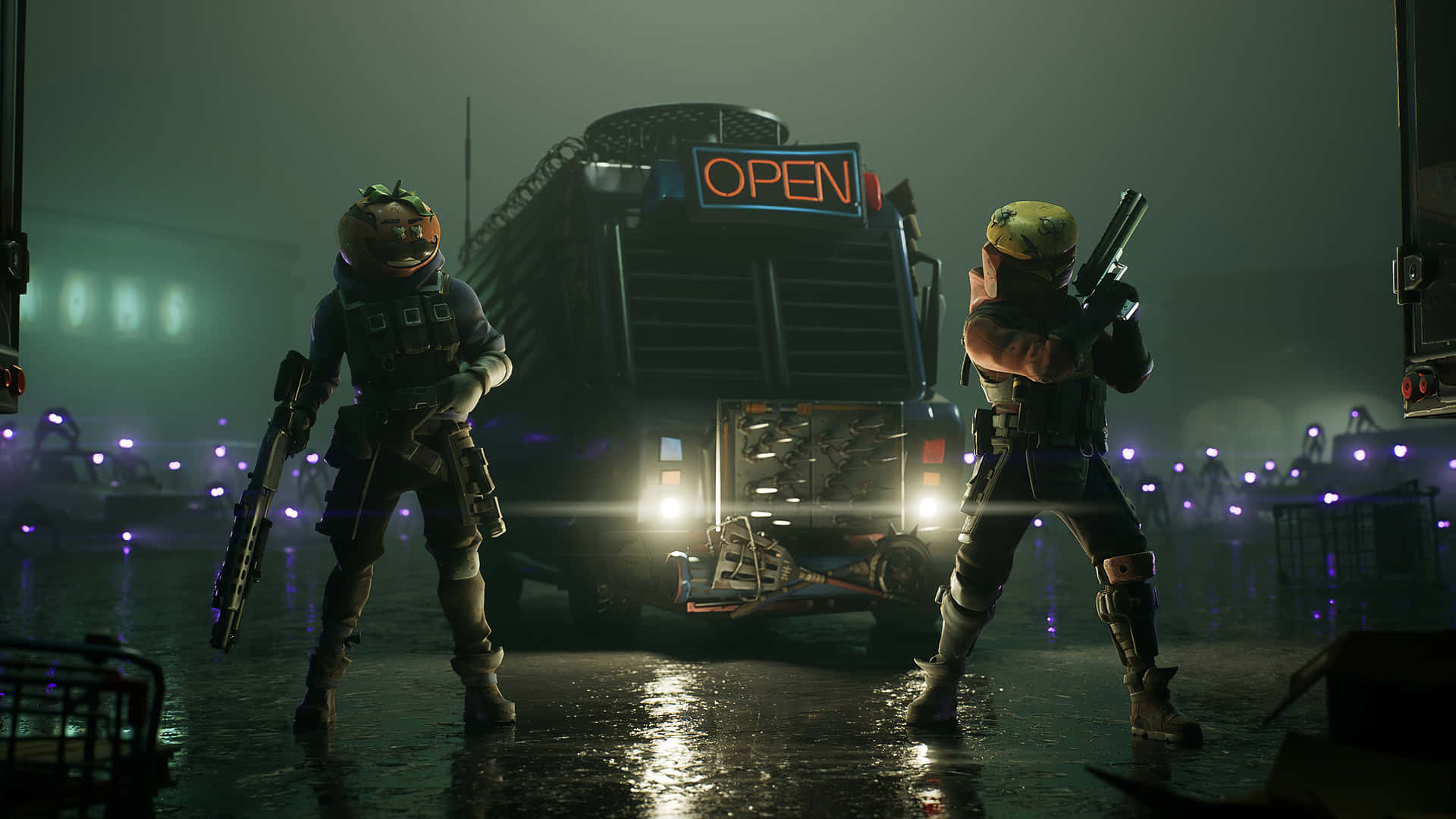 Fortnite Chapter2 Nighttime Showdown Background