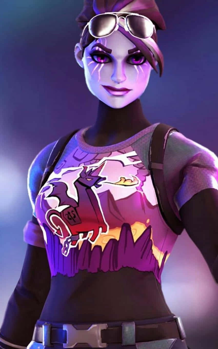 Fortnite Dark Bomber Character Portrait Background