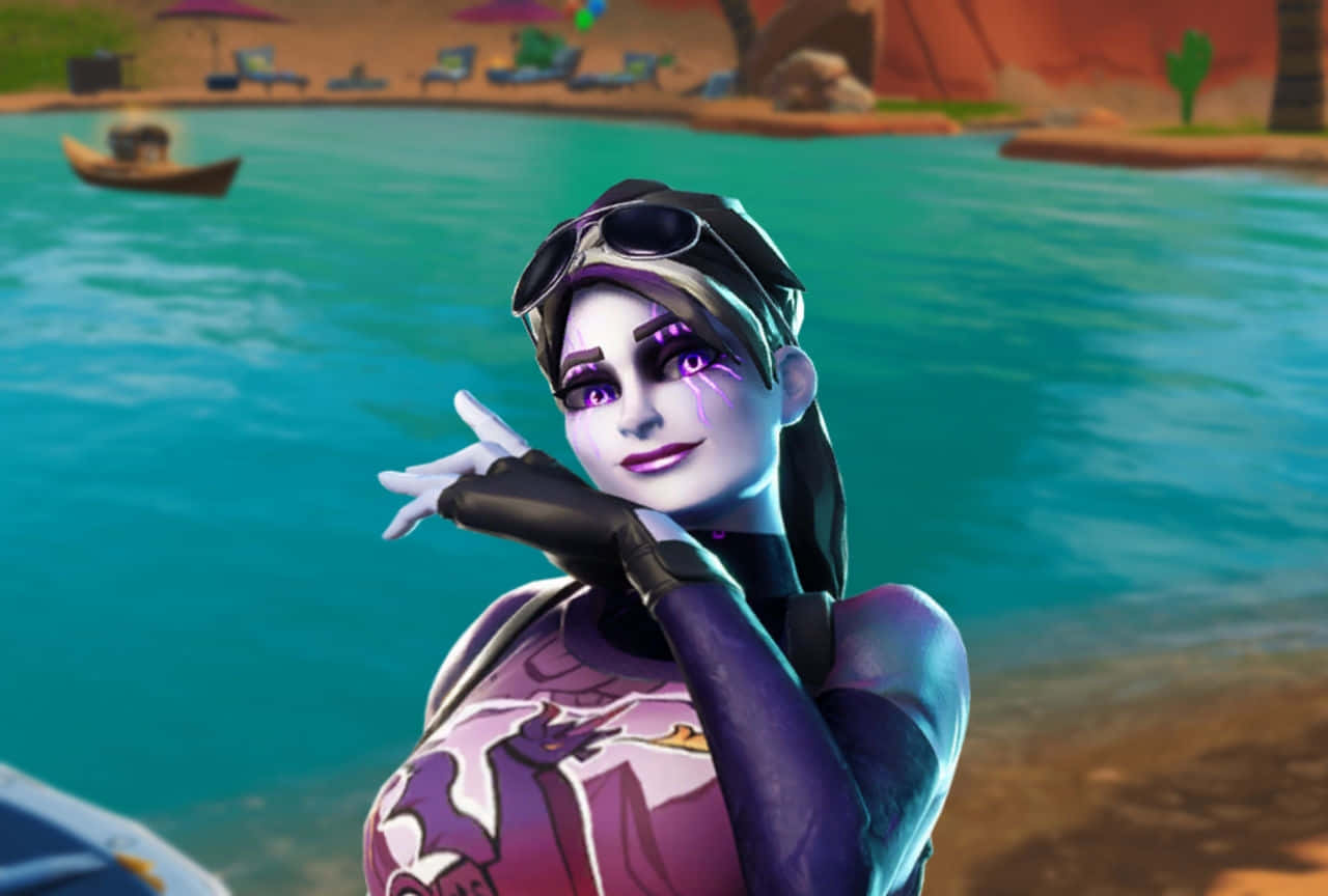 Fortnite Dark Bomber Pose Background