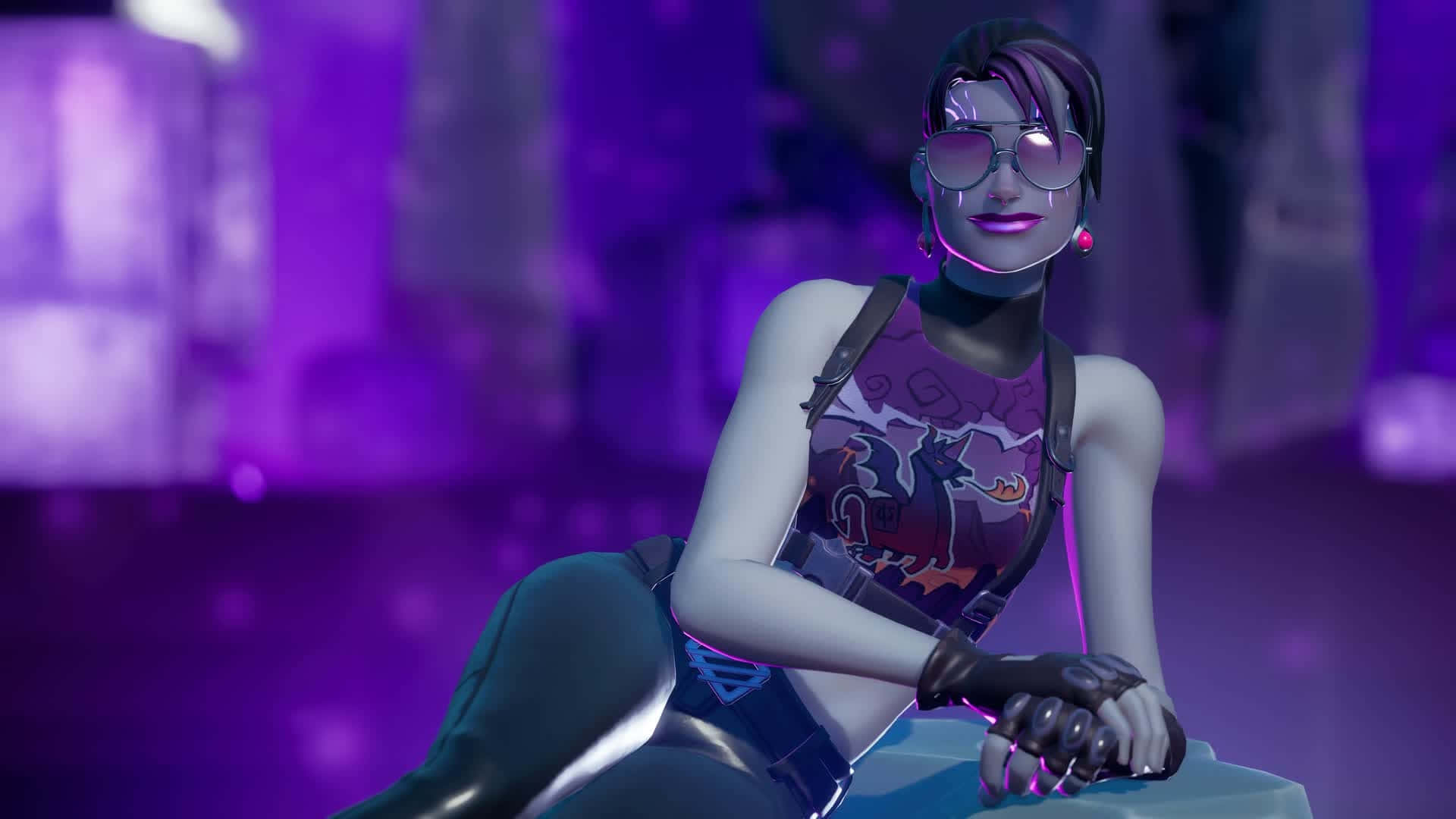 Fortnite Dark Bomber Relaxed Pose Background