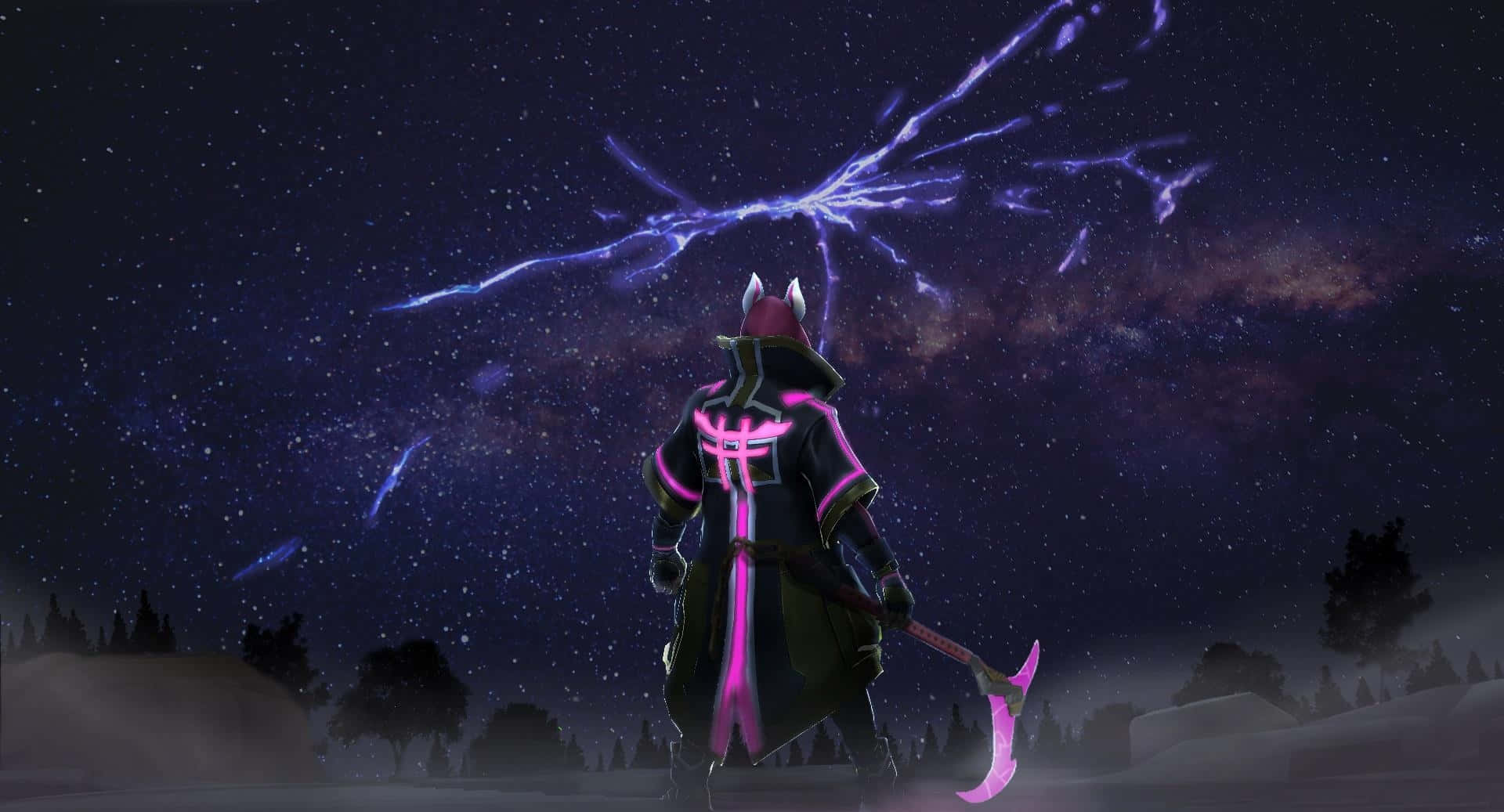 Fortnite Drift Pink Ax Background