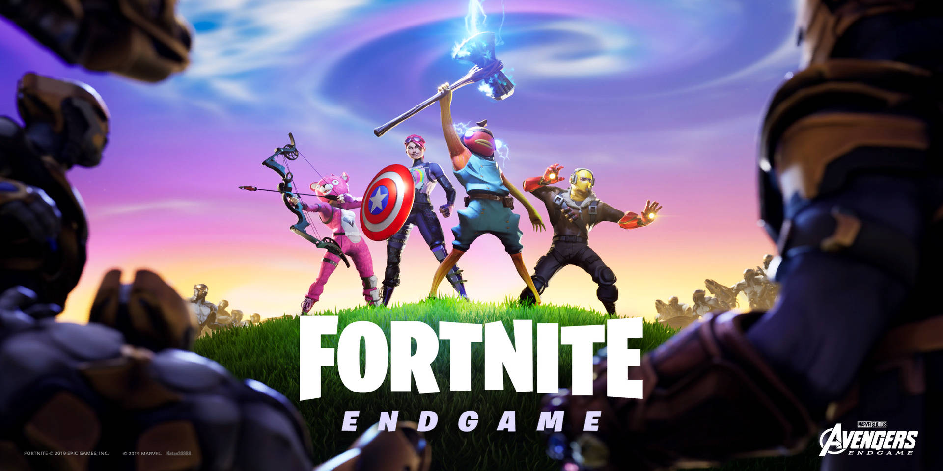 Fortnite Endgame Poster Background