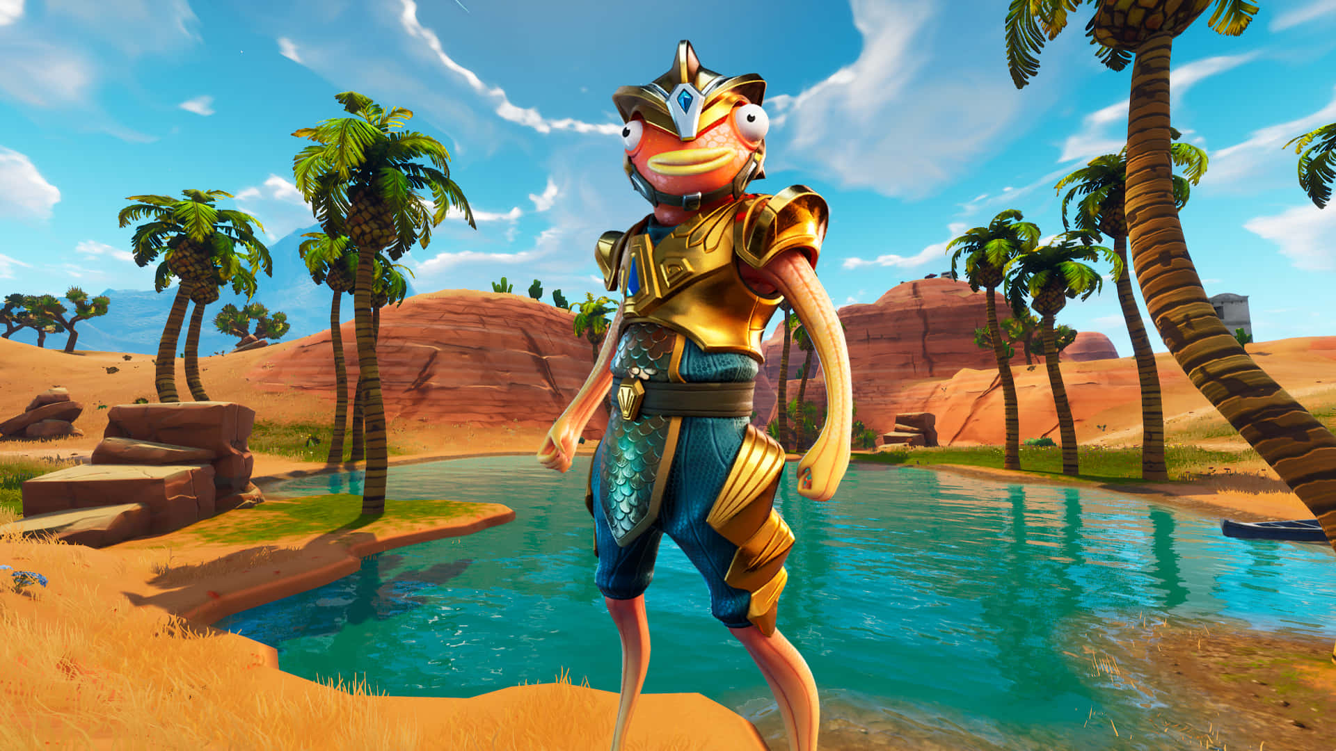 Fortnite Fishstick Warrior Background