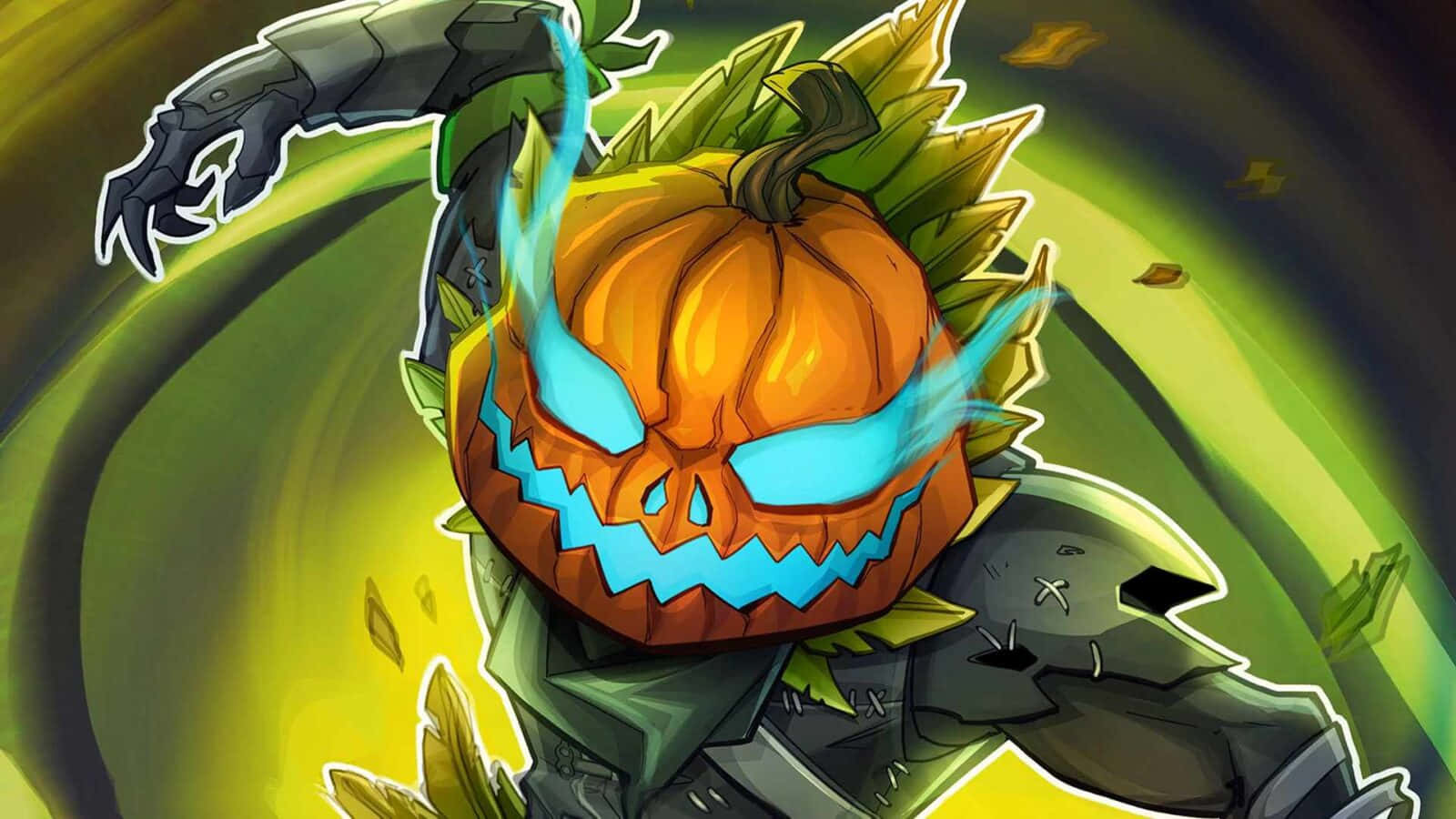 Fortnite Halloween Pumpkinhead Skin Background