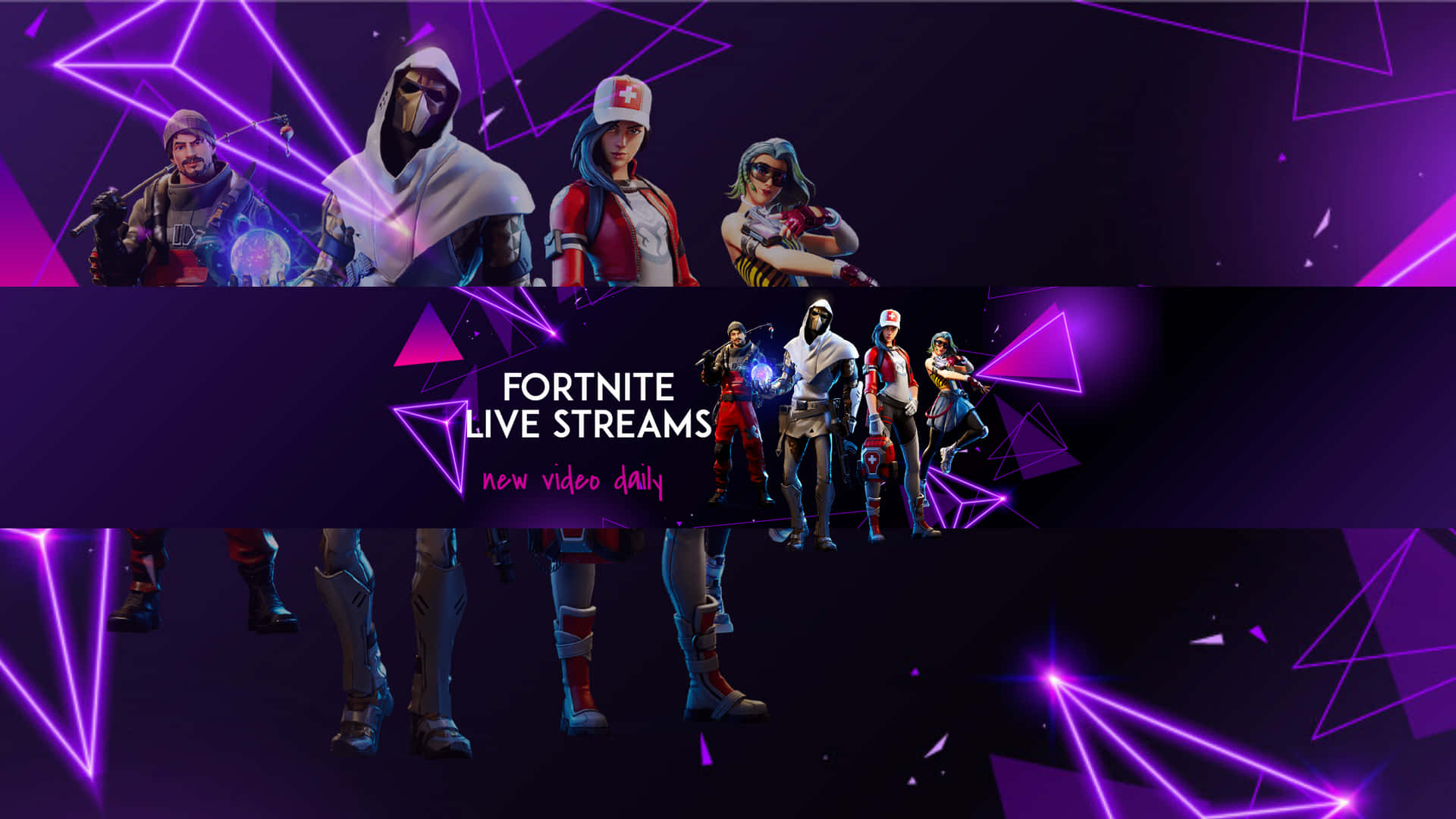 Fortnite Live Stream Banner Background