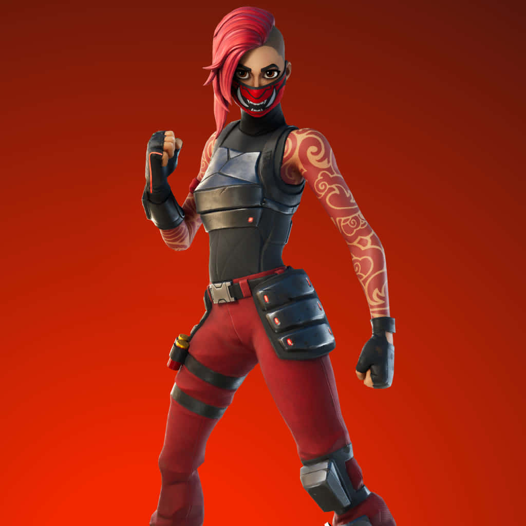 Fortnite Manic Skin With Red Hair