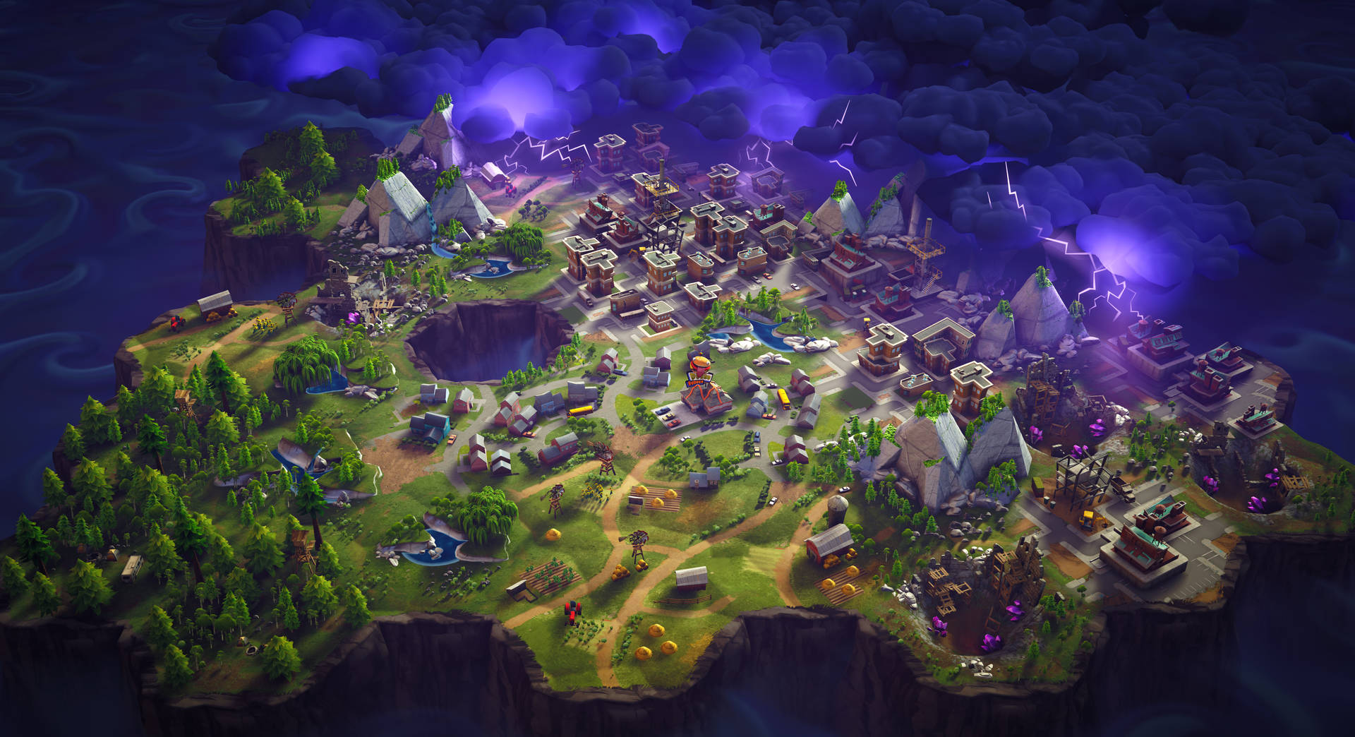 Fortnite Map 4k Gaming Background