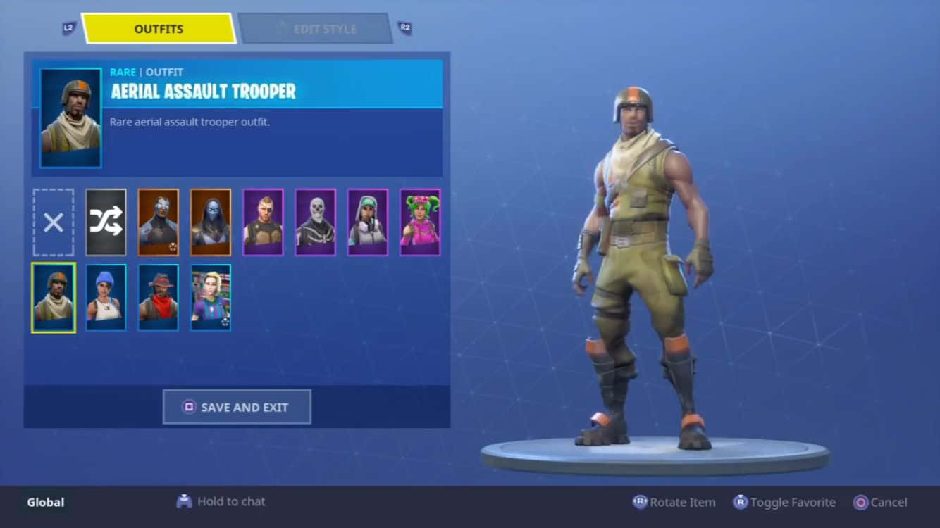 Fortnite - New Character - A Screenshot Of The Character Background