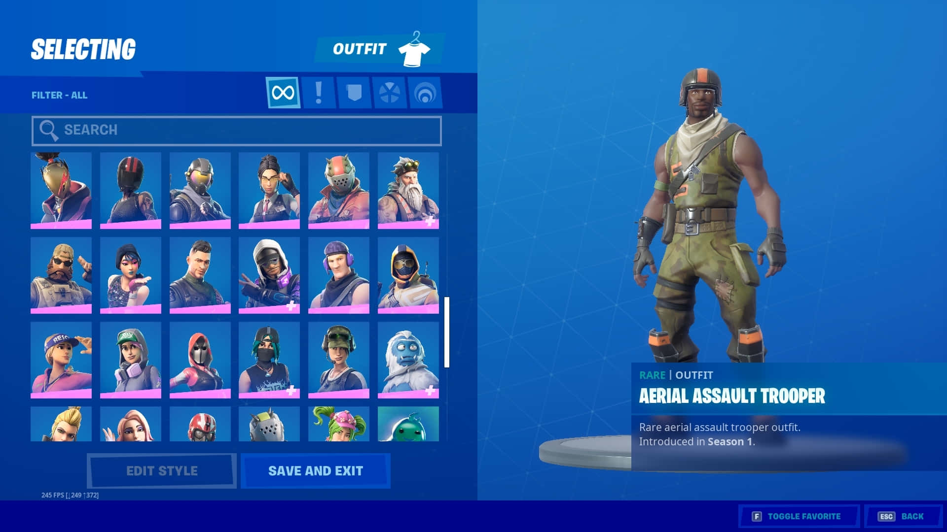 Fortnite - New Character Selection Screen Background