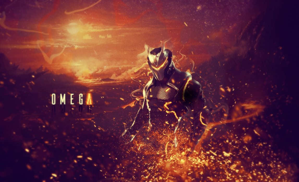 Fortnite Omega Skin Artwork Background