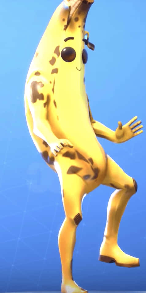 Fortnite Peely Walks To Victory Background