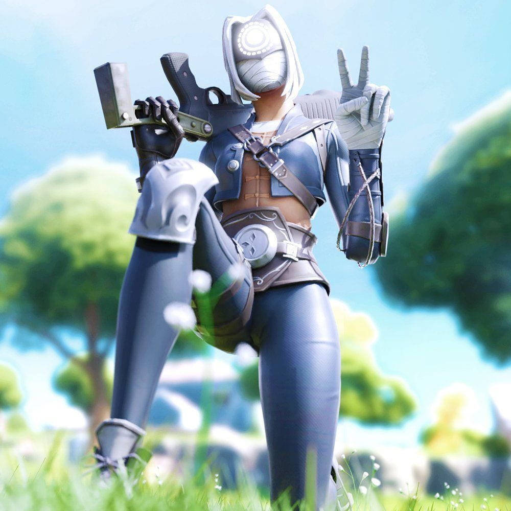 Fortnite Pfp Focus Outfit Peace Sign