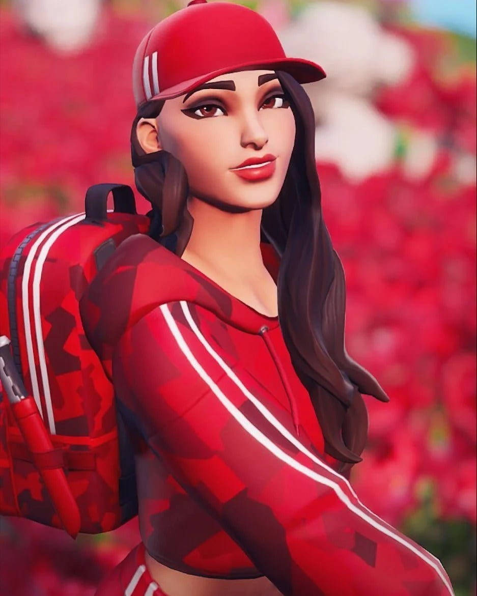 Fortnite Pfp Ruby Game Outfit Background