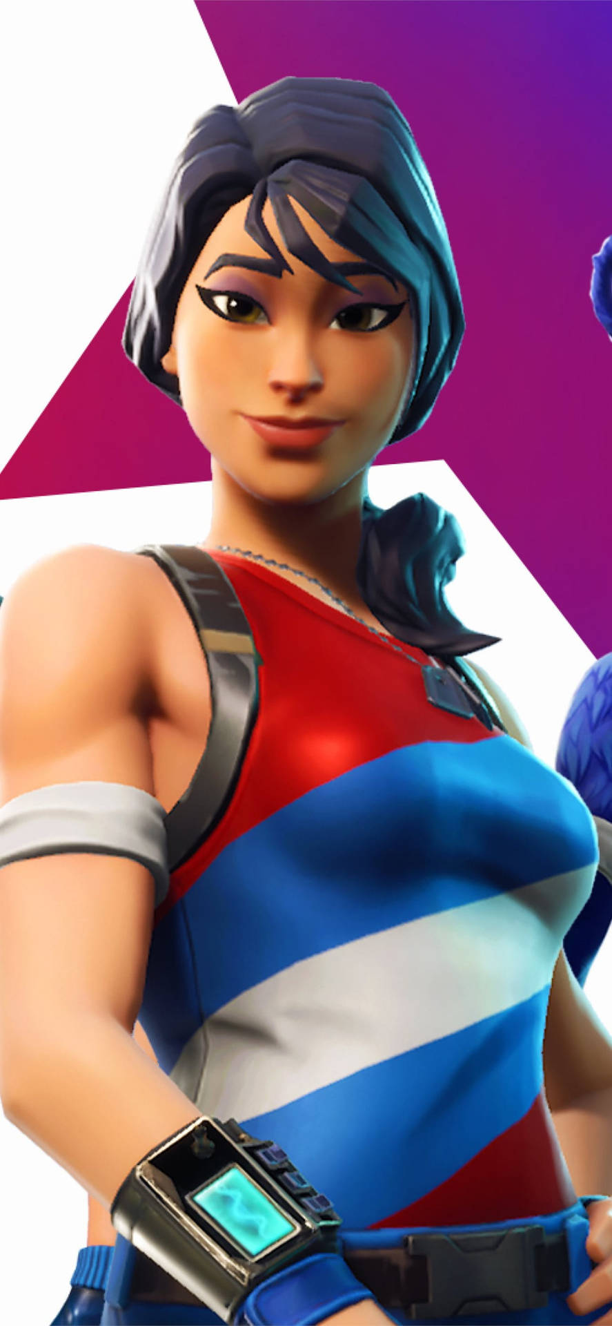 Fortnite Pfp Star Spangled Ranger Outfit Portrait Background