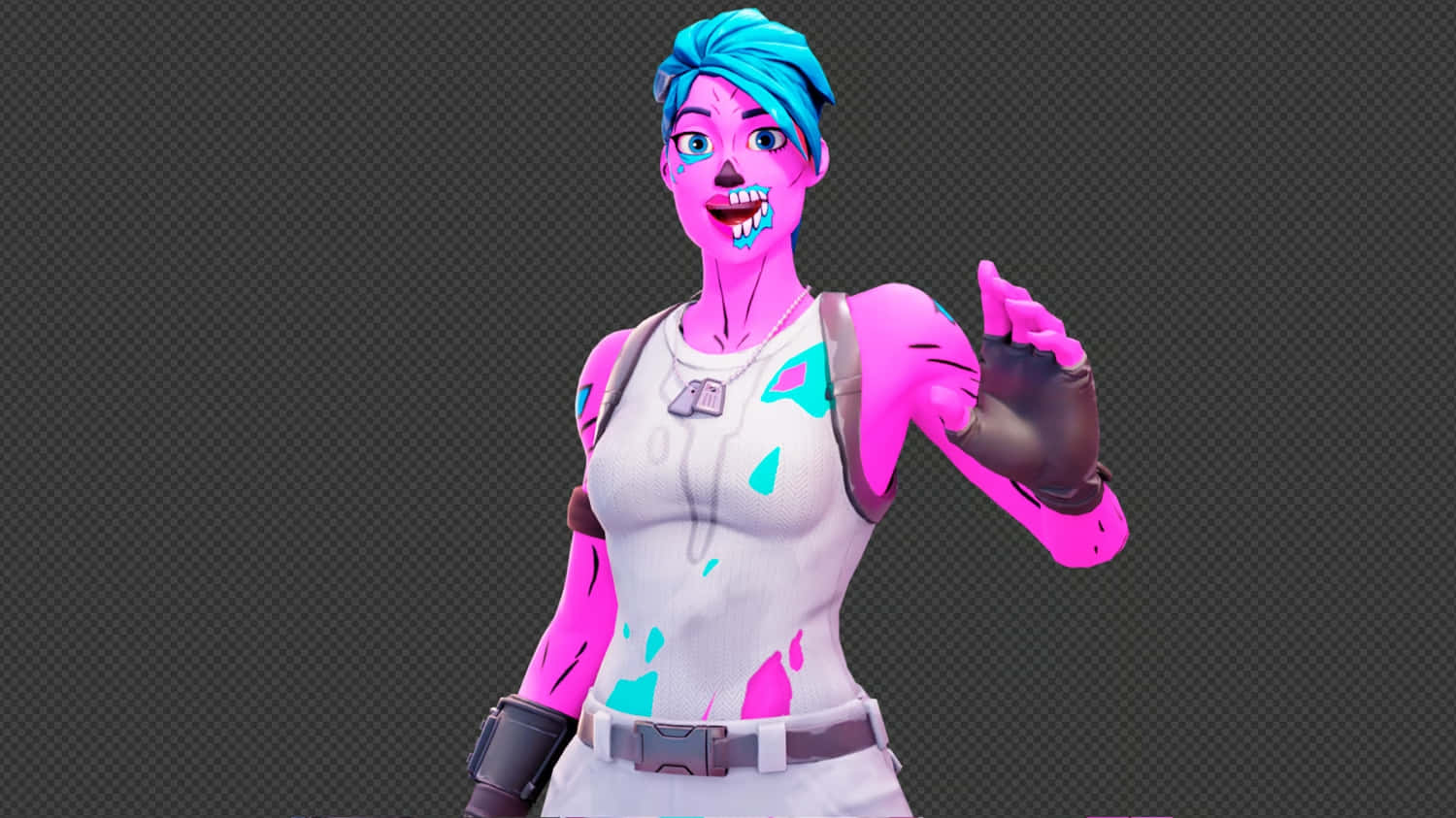 Fortnite Pink Ghoul Trooper Character Background