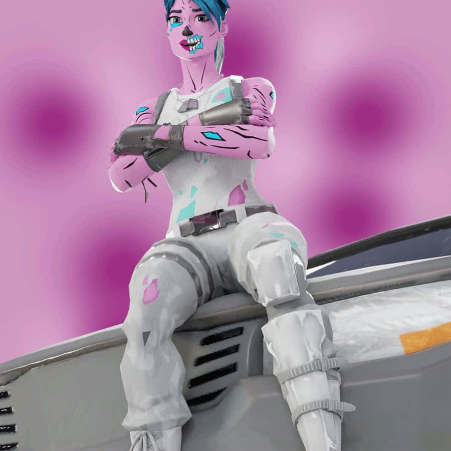 Fortnite Pink Ghoul Trooper Character Background