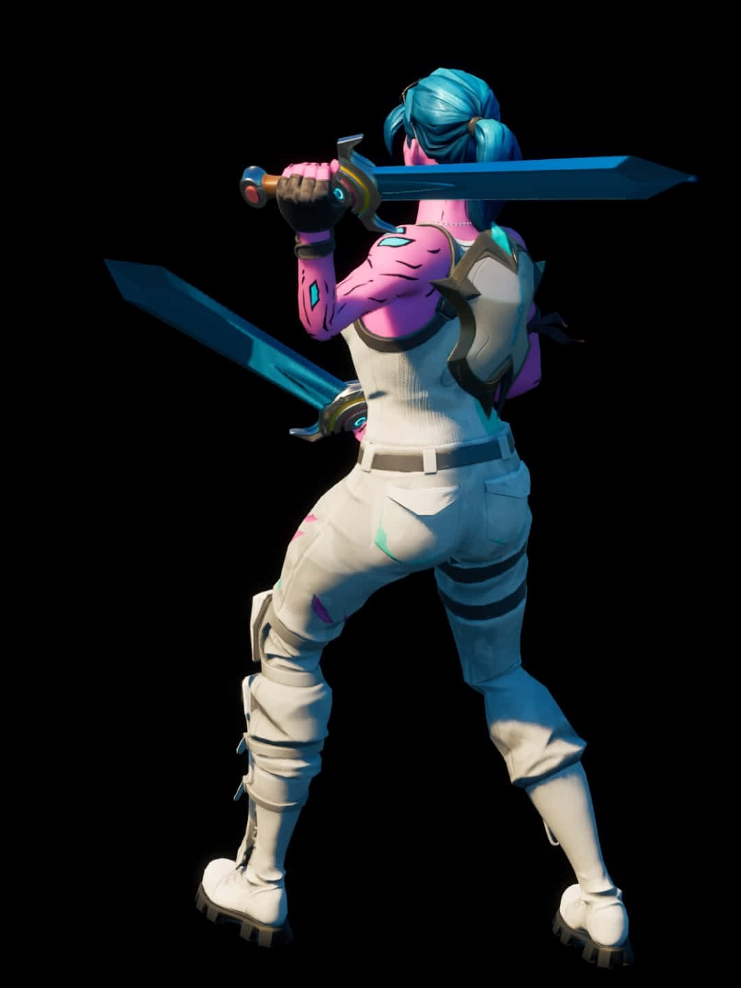Fortnite Pink Ghoul Trooper Character Pose Background
