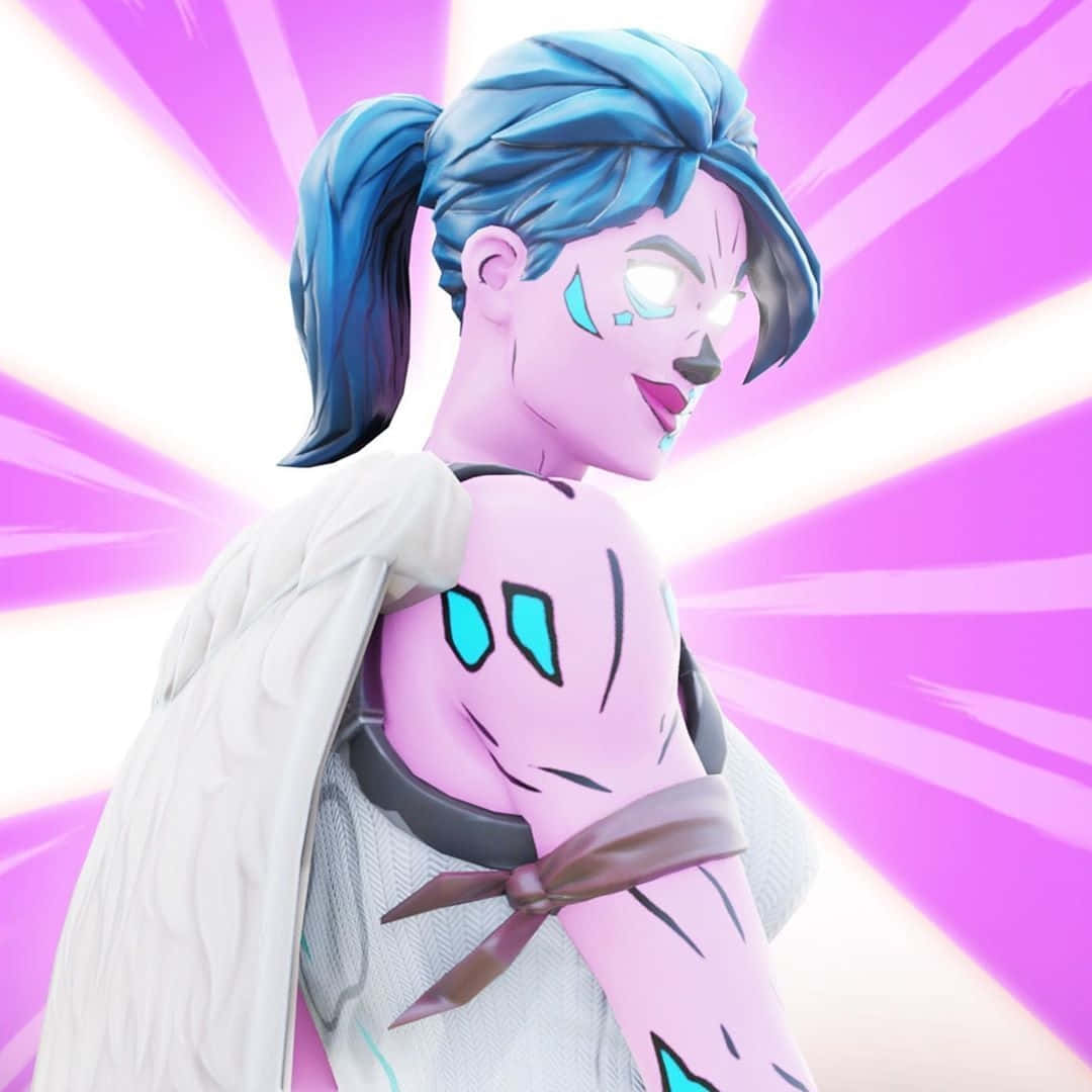 Fortnite Pink Ghoul Trooper Character Background