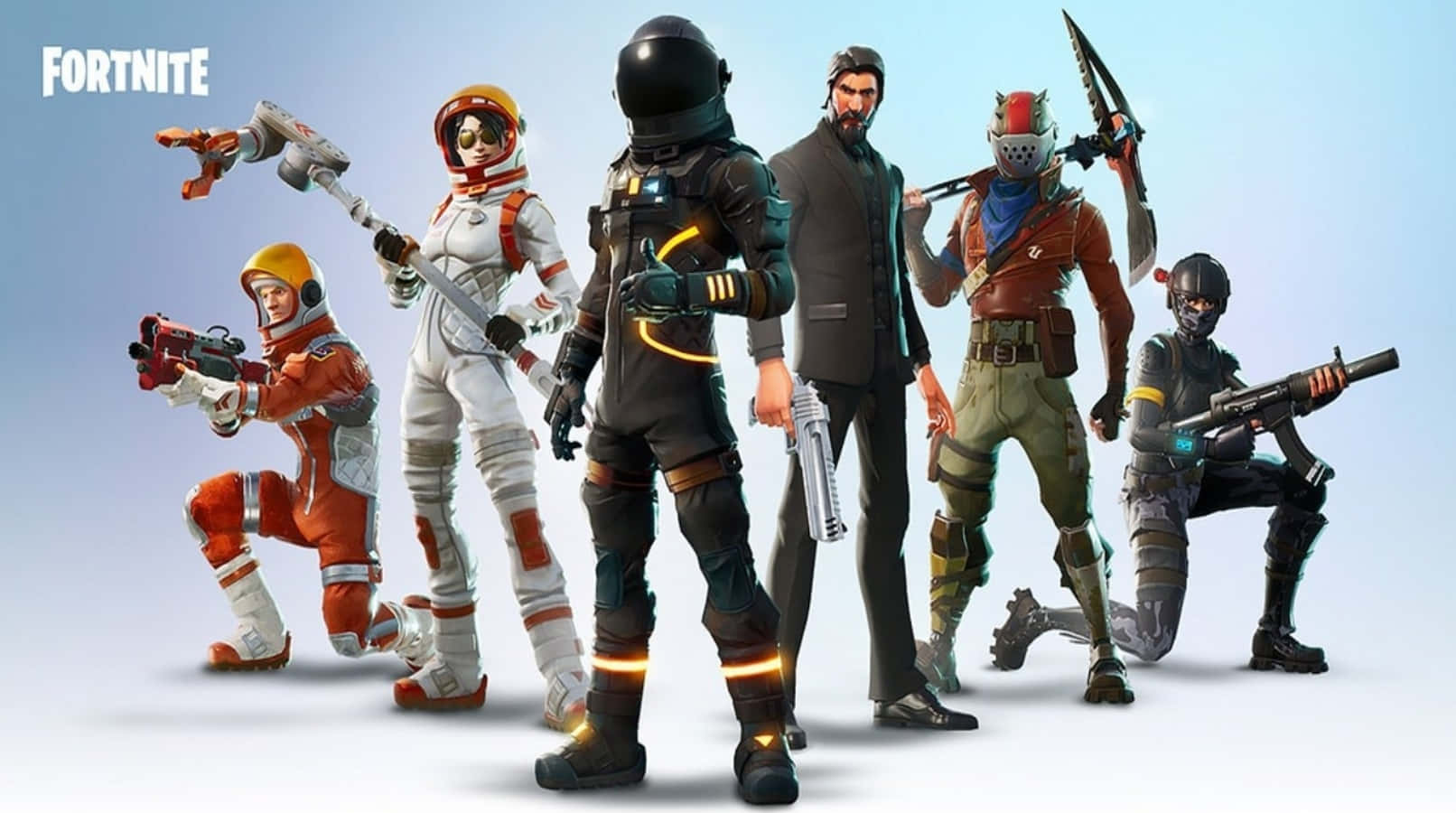 Fortnite Skins Battle Royale: Ready For Action! Background