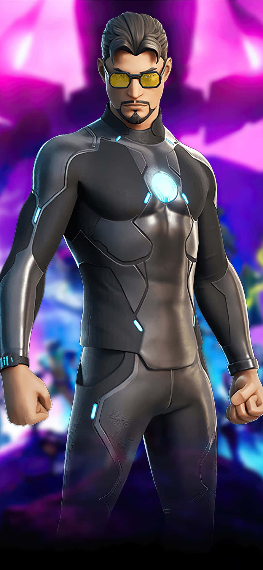 Fortnite Superhero Standing Pose Background