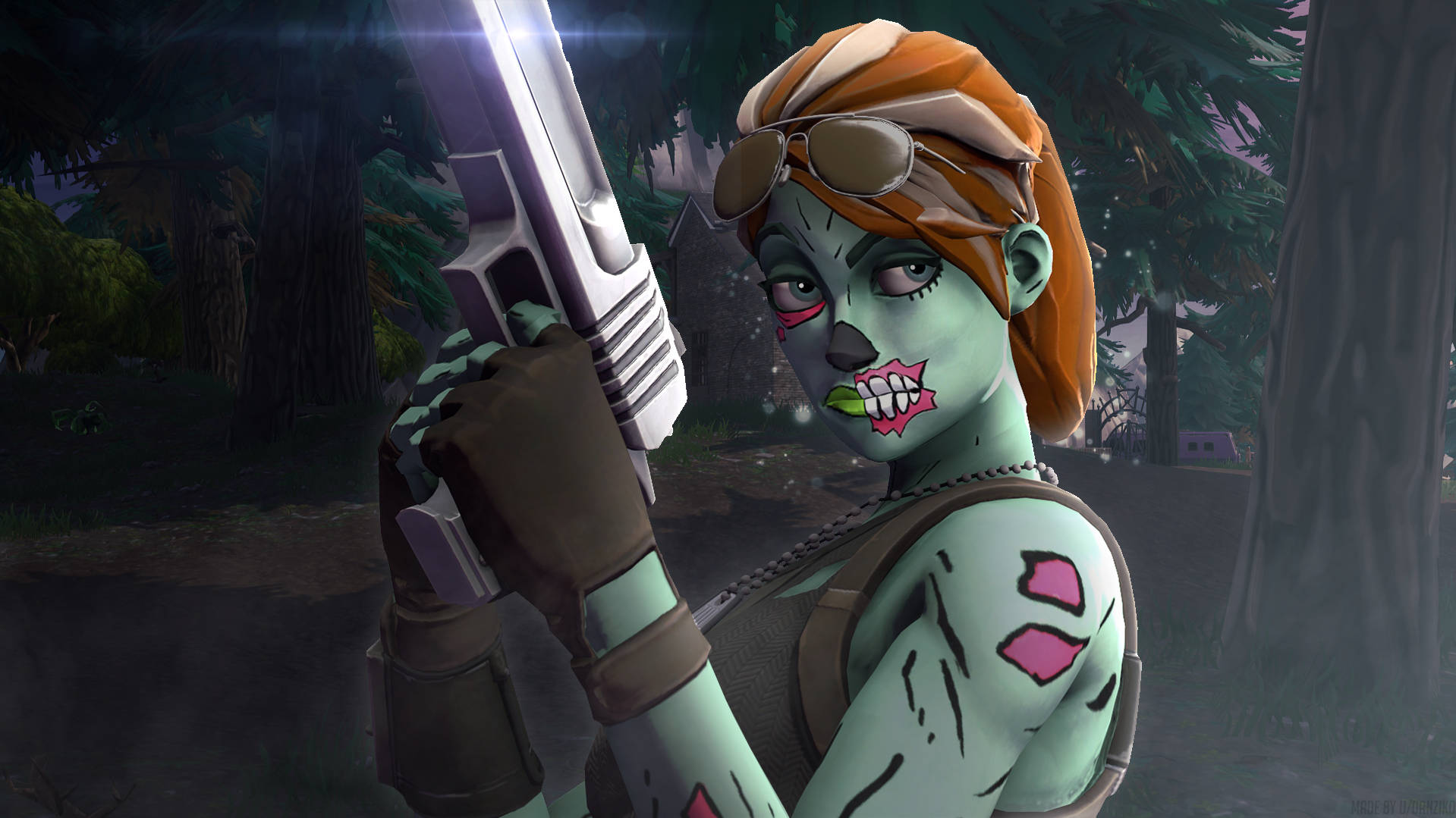 Fortnite Thumbnail Armed Ghoul Trooper Background