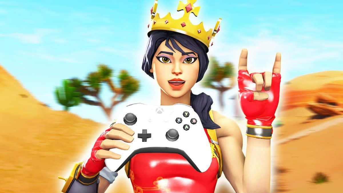 Fortnite Xbox Holding Controller Background