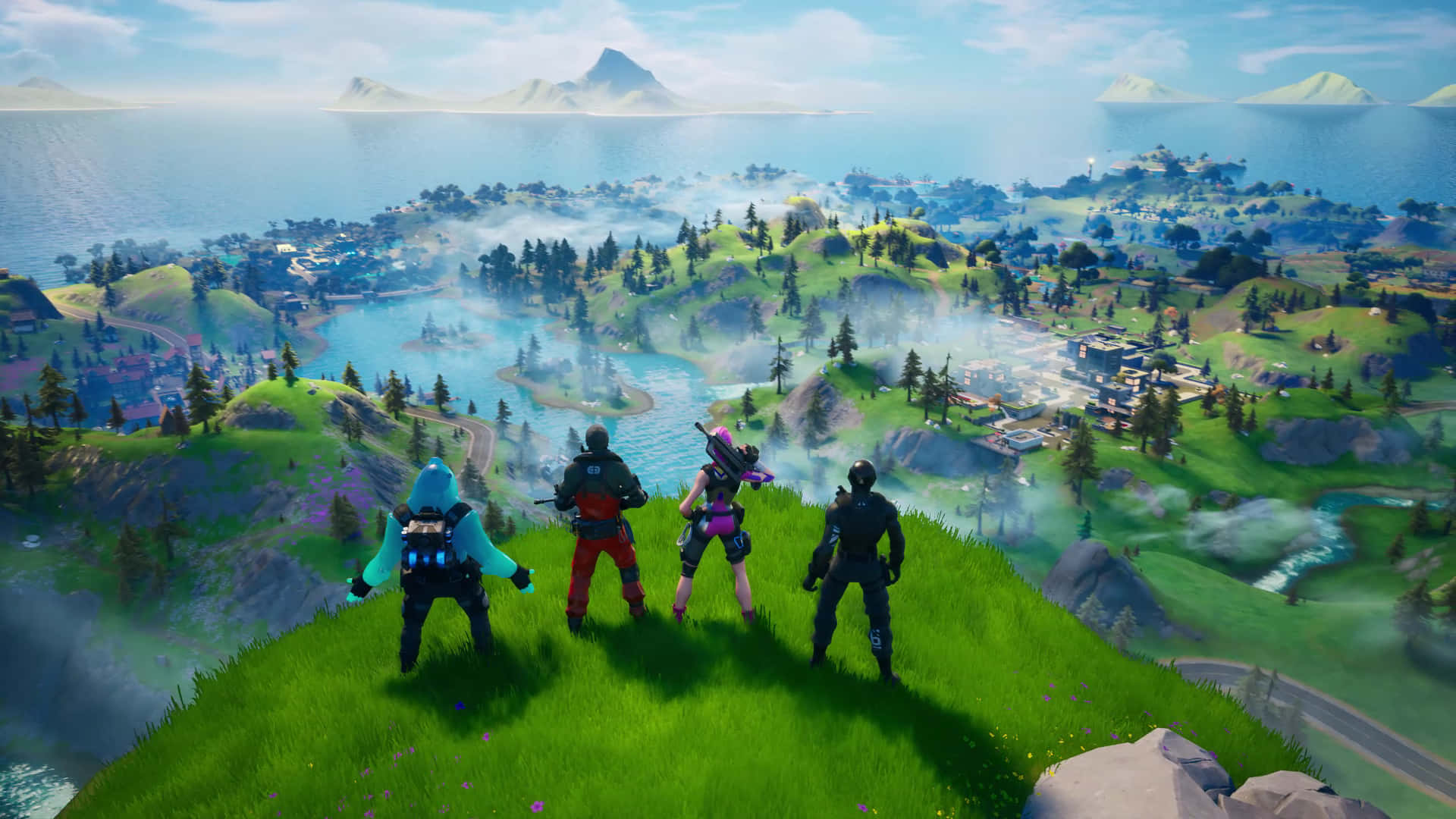 Fortnite Xbox Landscape Scenery Background