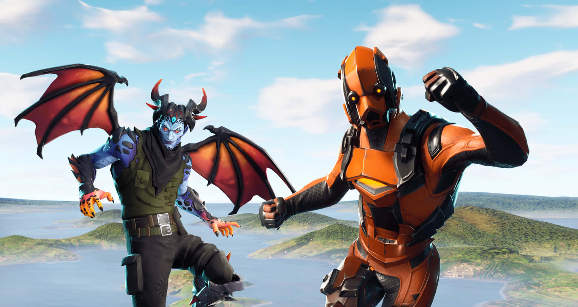 Fortnite Xbox Malcore And Deathstroke Background