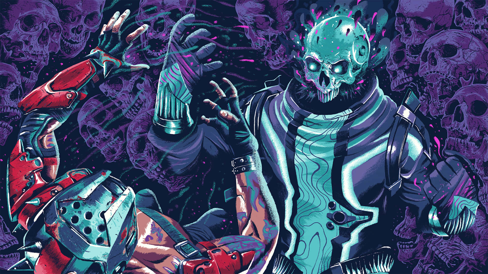 Fortnite Zombie Outfit Concept Art Background