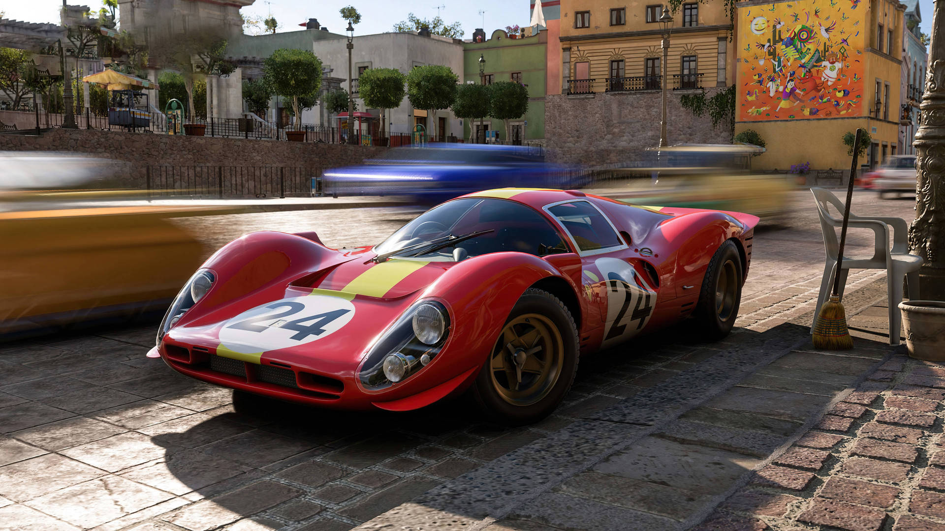 Forza 4 Featuring Red Ferrari Background
