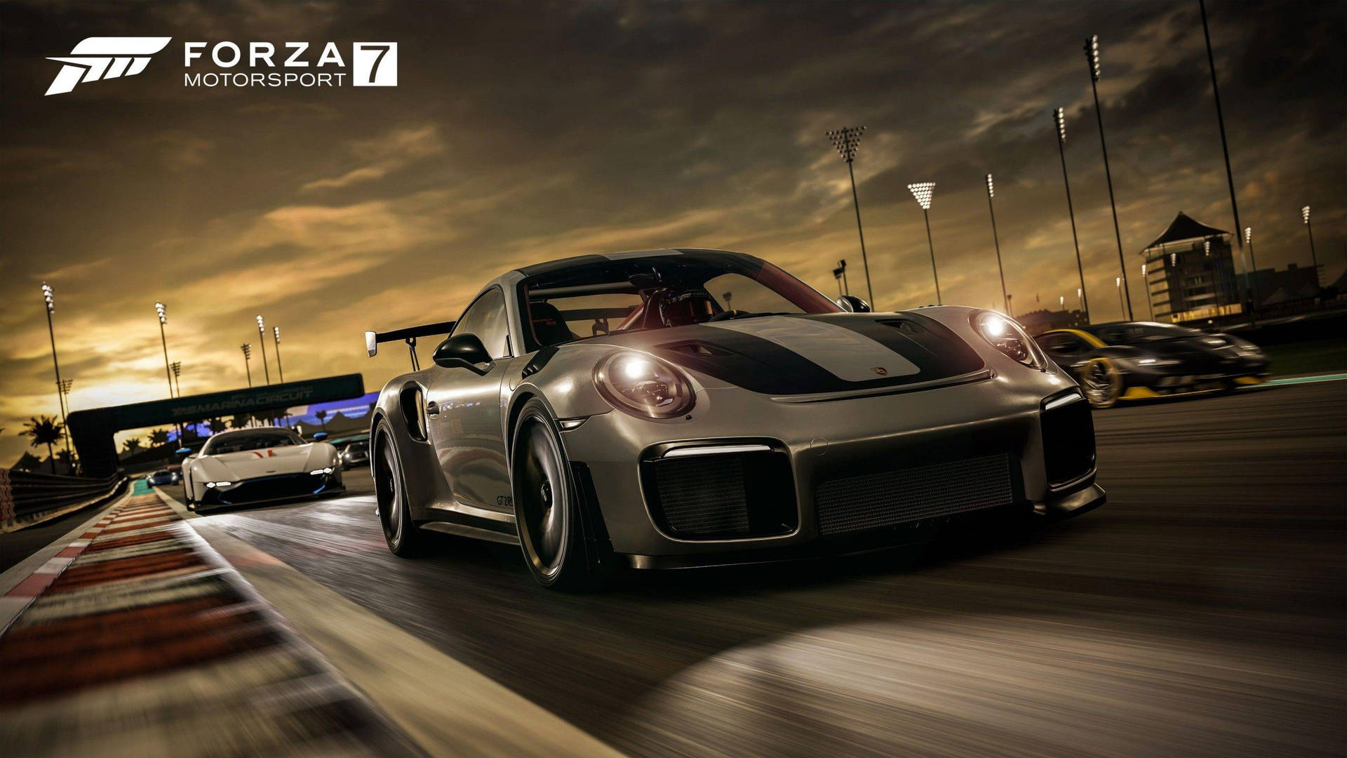Forza 7 Porsche Car Racing Background